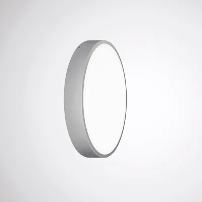 TRILUX Ummantelung Olisq RWD2 ZVF 03 8269100 | Stahlblech | ballwurfsicher | Ø 407,5 mm | silbergrau