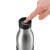 Bild: EMSA Trinkflasche Bludrop 0,5l | Edelstahl doppelwandig | Quick Press Verschluss | BPA-frei | schwarz
