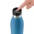 Bild: Emsa Trinkflasche Bludrop N31122 | 700 ml Edelstahl Isolierflasche | auslaufsicher | Quick-Press | Aqua-blau