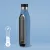 Bild: Emsa Trinkflasche Bludrop N3112000 | 1L Isolierflasche Edelstahl | Quick-Press 360° | 20h Warm | auslaufsicher | Schwarz
