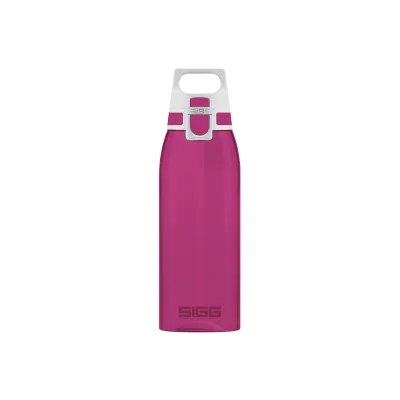 SIGG Trinkflasche Total Color Berry 8968.7 | 1L | Tritan | BPA-frei | auslaufsicher | leicht | spülmaschinenfest | rosa