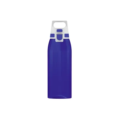 SIGG Trinkflasche Total Color Blue 1L | Tritan | auslaufsicher | BPA-frei | leicht | spülmaschinenfest | Blau