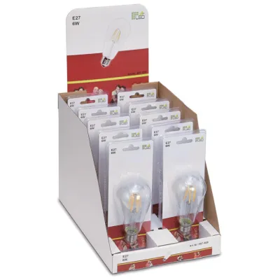TRIO 987-600 987-600 Kolben transparent E27 6W 2700K