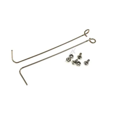 Trommeltürfedernset für Com Staubsauger 481209498005 Trommel