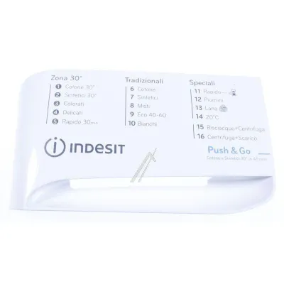 Türgriff für Waschmaschine Whirlpool Indesit 488000645740 Weiß