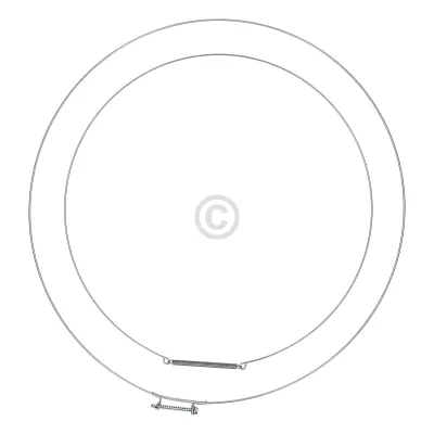 Türmanschette mit Spannringen passend für Bosch 20006908 BLUPARTS in