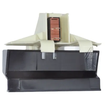 Türschloss für Geschirrspüler Whirlpool schwarz - Öffnungsmechanismus