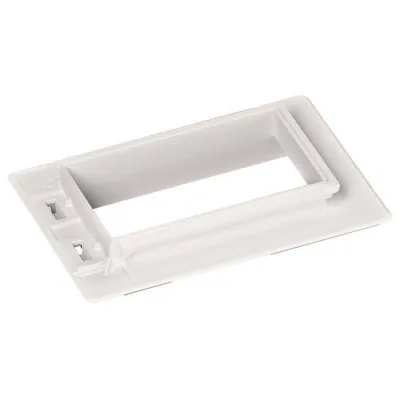 Tunnelschieber Kst 72x105x21mm RAL9010