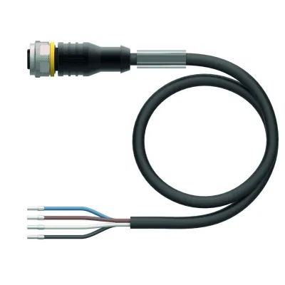 Turck Sensor-Aktor-Kabel RKC4.4T-10/TEL | M12 Kupplung gerade | 4-polig | 10m | PVC | IP67/IP69K