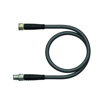 Turck Aktuator-/Sensorleitung PKG4M-0.15-PSG4M/TXL 6625669 | M8 Stecker/Buchse gerade | 4-polig | PUR | 0,15m | schwarz