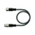 Bild: Turck Sensor-Aktorkabel RKC4.4T-1-RSC4.4T/TXL | 4-polig M12 Stecker/Buchse gerade | 1m | PUR schwarz | IP67/IP69K