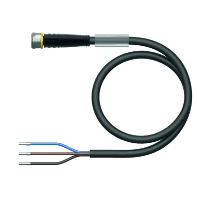 Turck Aktuator- und Sensorleitung PKG3M-5/TXL 6625551 | M8 Kupplung gerade | 3-polig | 5 m | PUR | schleppkettentauglich