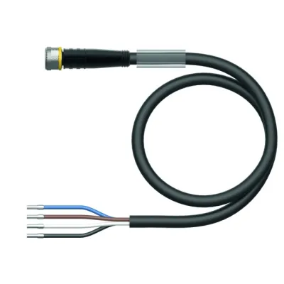 Turck Sensor-Aktor-Kabel PKG4M-5/TXL 6625554 | M8 Buchse gerade | 4-polig | 5m | PUR schwarz | geschirmt | IP67/IP69K