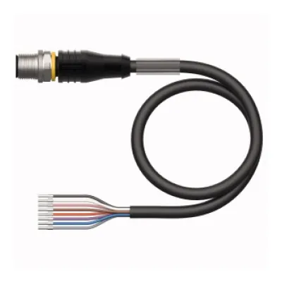Turck Sensor-Aktor-Kabel RSS8T-10/TEL | M12 Stecker 8-polig gerade | PVC geschirmt | 10m | schwarz | IP67 IP69K