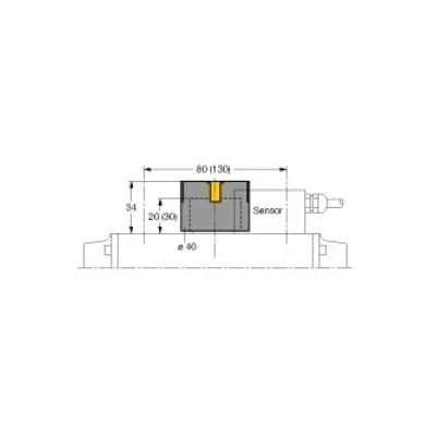 Turck Betätigungsset BTS-DSU35-EB1 6900225 | Montagezubehör Puck für Antrieb rechts/links | 90° Anzeige | 34mm