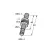 Bild: Turck Induktiver Sensor BI2U-EG08-AP6X-V1131 | M8x1 | bündig | PNP | 2 mm | Edelstahl | IP68 | 49x8 mm