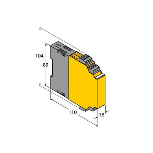 Bild: TURCK IM72-22EX/L, Ventil- IM72-22EX/L Steuerbausteine 7520702