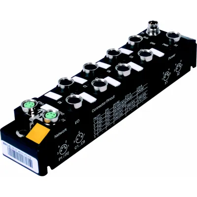 Turck Digital I/O-Modul TBEN-S1-8DXP 6814023 | 8DI 8DO | Ethernet Multiprotokoll | IP65/67/69K | 144x32x32mm