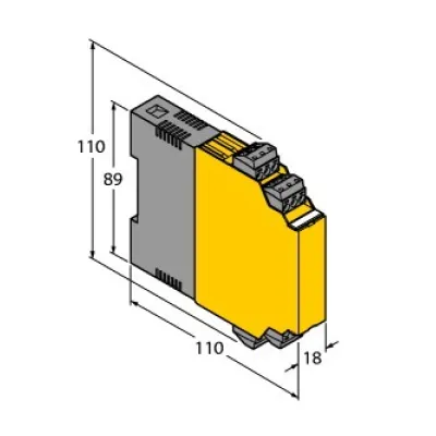 Turck IM33-22EX-HI/24VDC | Messumformer-Speisetrenner | 2-kanalig | Ex ia | HART | SIL2 | ATEX Zone 2