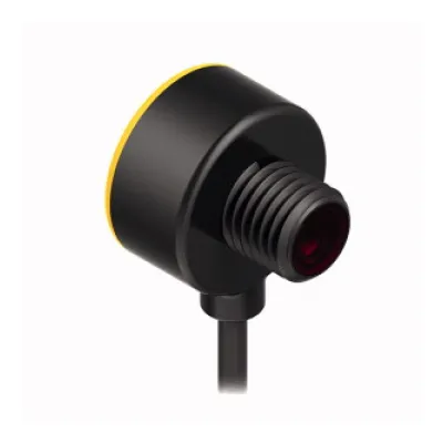 BANNER Einweg-Lichtschranke T8AN6R Miniatursensor | Empfänger | DC 10-30V | NPN | 2000mm Reichweite | IP67 | Kabel 2m