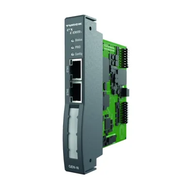 Turck GEN-N Kommunikationsmodul Multiprotokoll Gateway Ethernet | Modbus TCP | PROFINET | EtherNet/IP | RJ45 | IP20