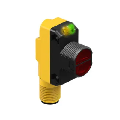 Turck Opto-Sensor QS18VP6FF100Q8 | Reflexionslichttaster PNP | 100 mm | M12 Stecker | IP67 | Rotlicht