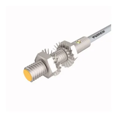 TURCK Induktiver Sensor BI1-EG05-AP6X | Näherungsschalter | PNP | 1 mm | M5x0,5 | Edelstahl | Kabel 2m | DC 10-30V