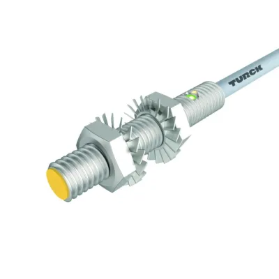 TURCK Induktiver Sensor BI1-EG05-AP6X | Näherungsschalter | PNP | 1 mm | M5x0,5 | Edelstahl | Kabel 2m | DC 10-30V