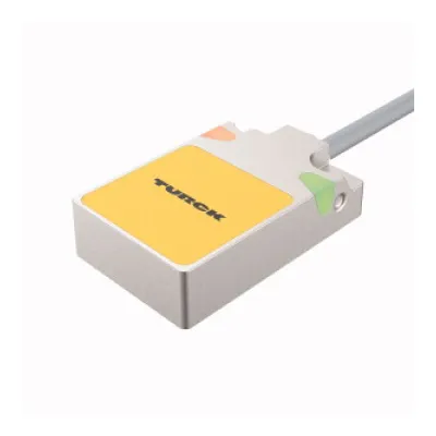 Turck Induktiver Näherungsschalter BI5-Q08-AP6X2/S34 | PNP Sensor | 5mm | Quader | Metall | DC 10-30V | Kabel
