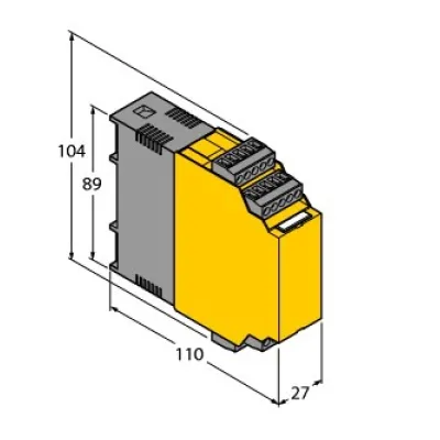 Turck Trennschaltverstärker IM1-451EX-R | 4-kanalig | NAMUR | 20-250VAC | Relaisausgänge | IP20