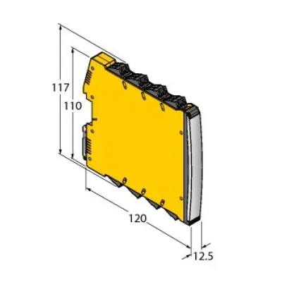 Turck Trennschaltverstärker IMX12-DI01-2S-2T-0/24VDC #7580020 | 2-kanalig | SIL 2 | ATEX Zone 2 | 10-30V DC