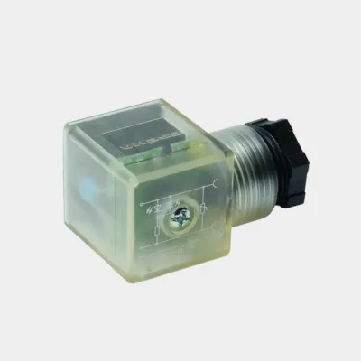 Turck Ventilstecker VC-AC21-11.024-K | 2-polig | 24 V | IP65 | LED gelb | Varistor | Kabel 6-8 mm | konfektionierbar