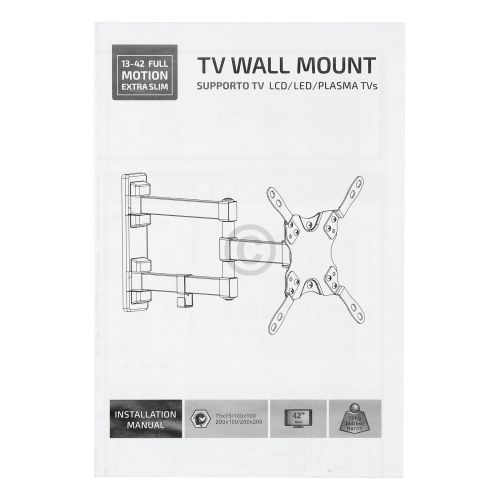 Bild: Tv-Wandhalter schwenkbar 13-42 Zoll Superior SUPSTV010 für Monitor