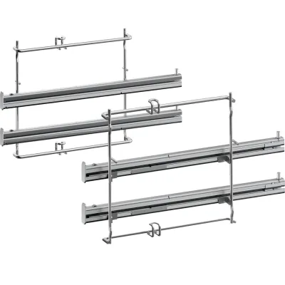 Überauszug 2-fach Paar (links und rechts), nicht für pyrolyseMax. 15 kg 17002725