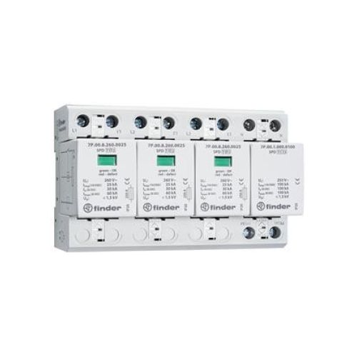 Bild: ÜSS-Ableiter Typ1 und 2 3xVaristor4xFunkenstrecke