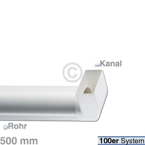 Bild: Umlenkstück 100erF/100erR Naber mit Rohr 500mm 4011014