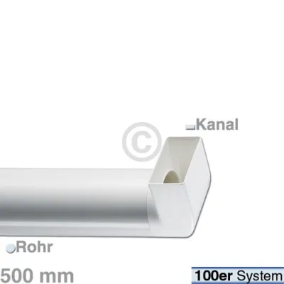 Umlenkstück 100erF/100erR Naber mit Rohr 500mm 4011014