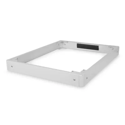 DIGITUS Sockel DN-19 PLINTH-8/10-N1 | für Netzwerkschrank 800x1000 mm | Höhe 100 mm | Stahl | RAL 7035 grau