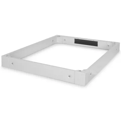 DIGITUS Sockel DN-19 PLINTH-8/10-1 für 19 Zoll Serverschrank | 800x1000 mm | 100 mm Höhe | Stahl | Grau RAL 7035