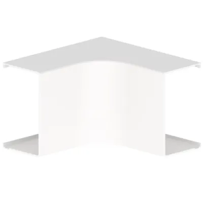 Unex Inneneck 31321-02 | Leitungsführungskanal 45x75 mm | PVC | aufrastbar | 90° | reinweiß RAL9010