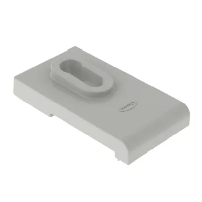 Unex Trägerbefestigung 67812-48 | Montagematerial für Kabelleitern | Kunststoff | halogenfrei | RAL7038 Achatgrau