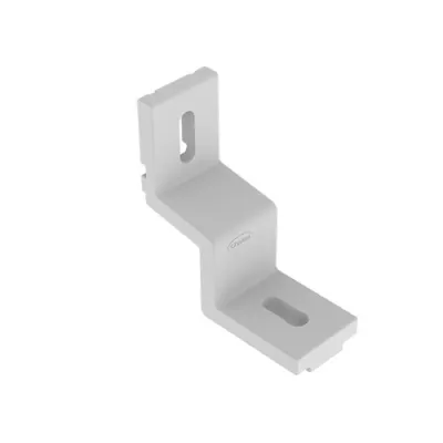 Unex Winkel für Wandbefestigung 67822-48 | Montagematerial Kabelleiter | Kunststoff | halogenfrei | RAL 7038 Achatgrau