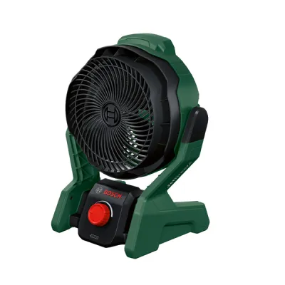 Bosch Akku-Ventilator UniversalFan 18V-1000 | 18V Lüfter kabellos | 1.000 m³/h Luftstrom | leise & tragbar | grün