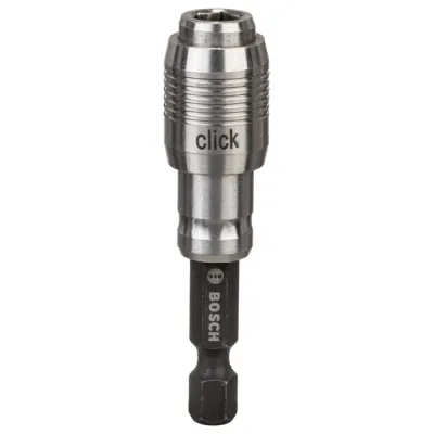 Bosch Universalhalter 2608522318 | Bit-Halter 1/4 Zoll | One-Click Funktion | magnetisch | für Elektrowerkzeuge