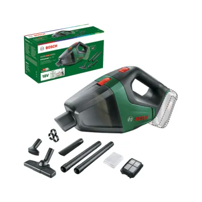 Bosch Akku-Handstaubsauger UniversalVac 18 06033B9102 | 18V | kabellos | ohne Akku & Ladegerät | 0,5l | grün