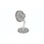 Bild: Unold Akku-Tischventilator 86705 Steel Flex | Edelstahl | 14 cm Ø | 3 Geschwindigkeiten | USB-C | 12h Laufzeit | leise