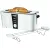 Bild: Unold Toaster 38020 Design Dual | 4-Scheiben | Langschlitz | 1350W | Brötchenaufsatz | Weiß/Schwarz
