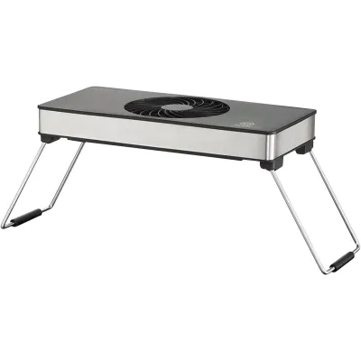 UNOLD Dunstabzugshaube 487001 Smokeless für Raclette | abnehmbar | 3 Stufen | Aktivkohlefilter | klappbar | schwarz
