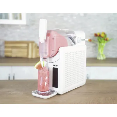 Unold Eismaschine 48940 Susi | Slush-Maker mit Kompressor | 1,5 Liter | 220 Watt | 5 Programme | weiß