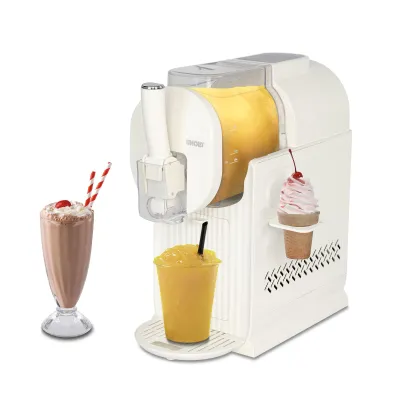 Unold 2in1 Slush- & Softeismaschine 48960 Sofia | 1,5L | 150W | 5 Programme | leise Kompressor-Kühlung | Creme